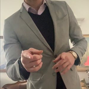 Zara Slim Light Grey Suit (European Cut)